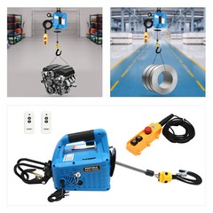3-in-1 Portable Electric Hoist W/wireless Remote Control For Lifting Towing 110V