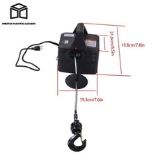 With Wireless Remote Control 22.9 ft Winch 500-B 2in1 Portable Electric Hoist