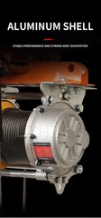 1/2/3-ton Integrated Trolley with 220V Electric Hoist and Four-way I-beam