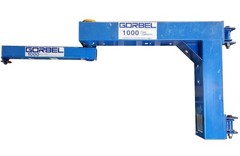 Gorbel AJ200-B2-1000-8 1000 lb Capacity Wall Mounted Articulating Jib Crane 8′
