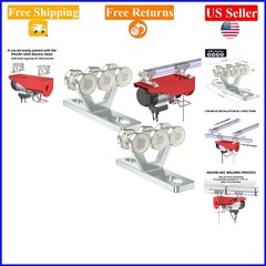 6-Wheel Hoist Trolley for 1-5/8″ Strut, Heavy-Duty, Silent, Pack of 2