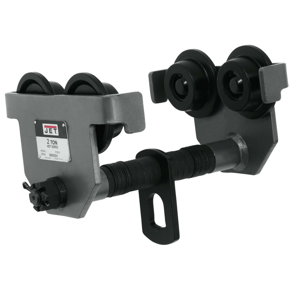 JET 2-HDT, 2 Ton Capacity Heavy-Duty Manual Trolley 262020 New