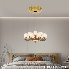 Round Chandelier Electric Hoist Decorative Cover Ceiling Mount Hoist Lifer Cover
