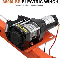 1100 lbs Electric Pickup Truck Crane Hoist Crane Truck-Mounted Crane Foldable