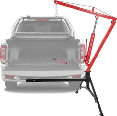1000LBS Hydraulic Pickup Truck Crane 360° Hoist Lift 2″ Hitch Receiver Lifter