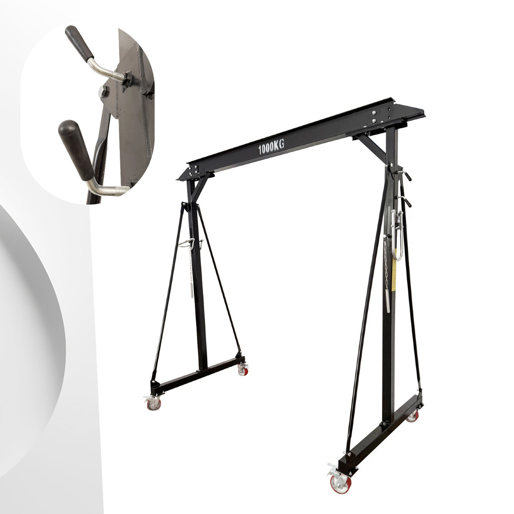 Portable Gantry Crane Mobile Lifting Frame Capacity 1000Kg for Material Handling