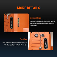 110V Electric Hoist Winch 1100Lbs Capacity for Garage & Workshop Lifting