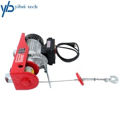 Electric Hoist 880lbs with 328ft Remote Control 110 V, 40ft/20ft Lifting Height