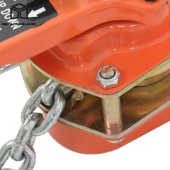 Wrench Block Steel Hoist Manual Lever Chain Hoist 6600lb Capacity 10ft G80 Chain