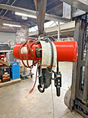 CM LODESTAR 1/4 TON 500 LBS ELECTRIC CHAIN HOIST 110V