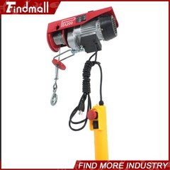Findmall Mini Electric Hoist 110v 440lbs/200kg 6.6ft/2m Wired Remote Control