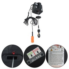 3-in-1 1100LB Portable Electric Hoist For Garage, Factories And Warehouses 110V