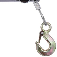 500Lb Hitch Mount Hydraulic Pickup Truck Crane Jib Hoist – Red