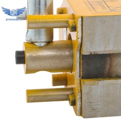 Magnetic Lifter Lifting Magnet Hoist 440lbs / 200 kg 2.5 Safety Factor Yellow