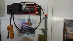 Hoist electric, 120 volt. 440# capacity. Central Machinery