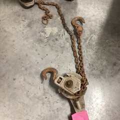 Coffing Hoist 3/4 Ton Chain Hoist Model MA-15 6’ Chain Length ED4U 4-D #3114