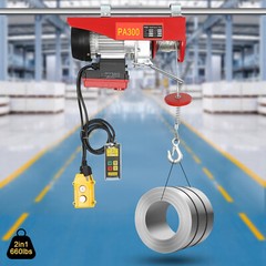 PA300 Electric Hoist Winch 660Lbs Engine Crane Overhead Wireless Remote Control