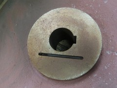 P&H Overhead Crane Brake Wheel 16″ Dia 6.75″W 2.8″ Bore