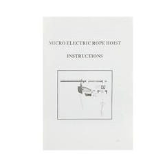 Electric Hoist 660LBS with Wireless Remote Control & Single/Double Slings Winch