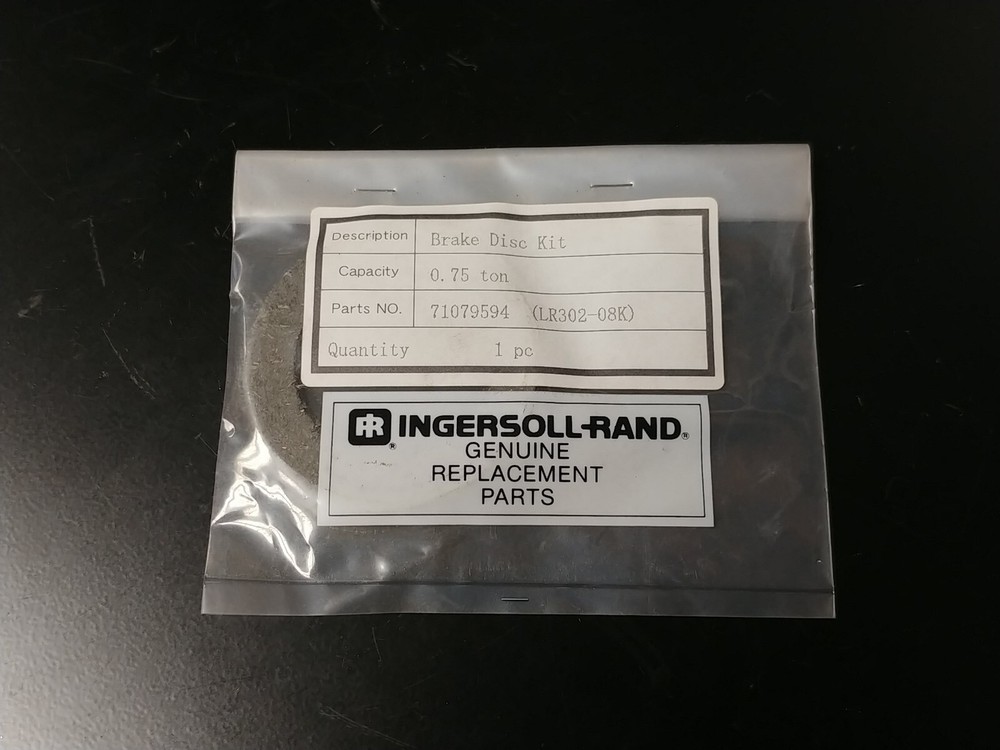 Ingersoll Rand 3/4 ton – 2 ton Brake Disc Kit 71079594 L5H Series Lever Hoists