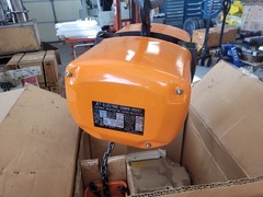 HITACHI/JET 1-TON ELECTRIC CHAIN HOIST, 20′ LIFT, TYPE 1BSH1, 115/230 V, 1 PHASE