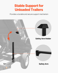 Hydraulic Scissor Hoist Kit 8 T Hydraulic Dump Lift Kit for Dump Trailers Trucks