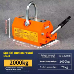 Permanent Magnets Crane Magnetic Lifter Heavy Duty Steel Crane Lifting Magnet