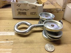 LAWRENCE BRO. INC OVERHEAD CARRIER BALL BEARING TRUCK ZINC