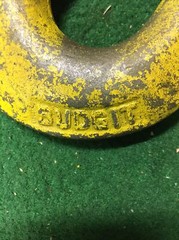 Lot C-BUDGIT Swivel Hoist Crane Hook Vintage KB 350 Hook Number 6 See pictures.