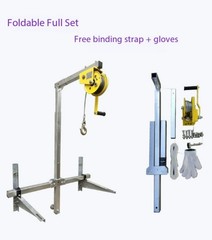 Air Conditioner Outdoor Unit Lifting Tool – Folding and Lifting Small Crane
