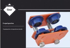 Manual Trolley 0.5/1/2/3/t Ton I-Beam Pulley Block Lifting Hoist Monorail Crane