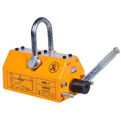 100/200/400/600KG Steel Magnetic Lifter Heavy Duty Crane Hoist Lifting Magnet