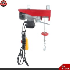 PA200 Electric Hoist 440lbs w/ 14ft Remote, Dual Hook System, 110V 510W Motor