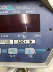 Measurement Systems International Challenger 2 2000LB Digital Crane Scale 3360