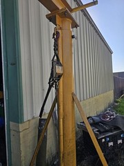 2 Ton Contrx GCT2-8 Adjustable Height Gantry Crane 8′ Span & Coffing Hoist