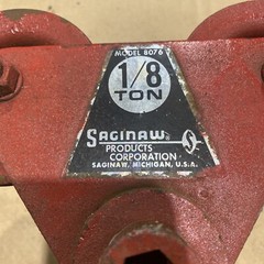 OEM Saginaw Products Corporation 8076 1/8 Ton Trolley *FREE SHIPPING* A32