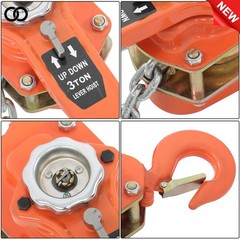 Manual Lever Chain Hoist, 3 Ton 6600 lbs Capacity Lifting height 10ft/3m