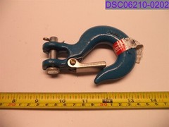 National Hardware Forged Steel Blue Clevis Hook with Latch 5/16″ P/N N265-488