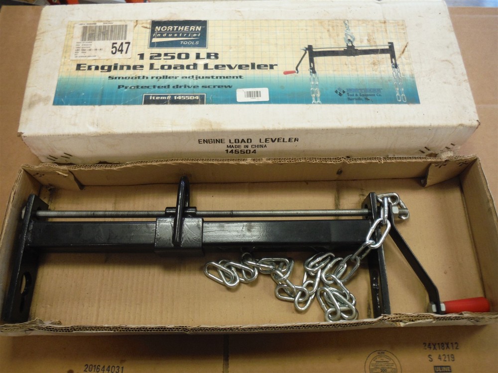 Northern Tool 1250 LB Engine Load Leveler 145504 *RWT