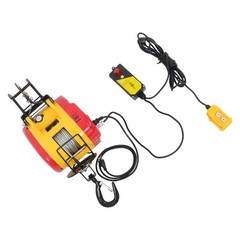 1100 LBS 2-in-1 Portable Electric Hoist Winch Wired & Wireless Remote Control