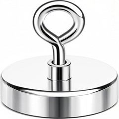 DIYMAG Magnet 2 Inches 350 Lbs Strong Magnets 50mm(2 inches), Single Hole