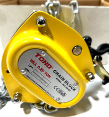 1/4 Ton Lever Block Chain Hoist Come Along Puller Ratchet Type 5FT Lift 550Lbs