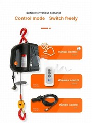 Electric Hoist 220v Small 1 Ton Hook Lifter Crane Hook Type Electric Hoist Home