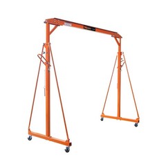 1100-lb Adjustable Height All-Steel Gantry Crane Shop Lift Hoist Auto-Lock