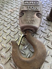1 Ton HD Air Hoist Pulley Hook (ARO) + Chain Stop sleeve