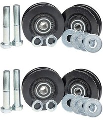 TranzSporter 90040-4PK Carriage Wheel Kit Fits TP-250 & 400 Shingle Hoist Units