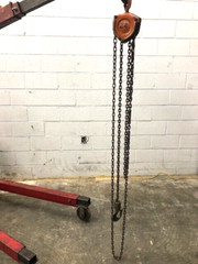 DUFF LYNX HOISTS & PULLERS 1/2 TON MODEL LHH-1/2A GZ8707 OAL OF 75″