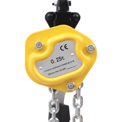 1/4 Ton Lever Block Chain Hoist Come Along Puller Ratchet Type 5FT Lift 550Lbs