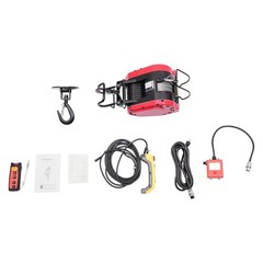 770LBS Electric Hoist 95ft Lifting Crane Lift Electric Winch 2in1 Remote Control