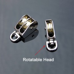 Metal Pulley Zinc Alloy Pulley Belt Pulley Block Lifting Wheel Swivel Pulley